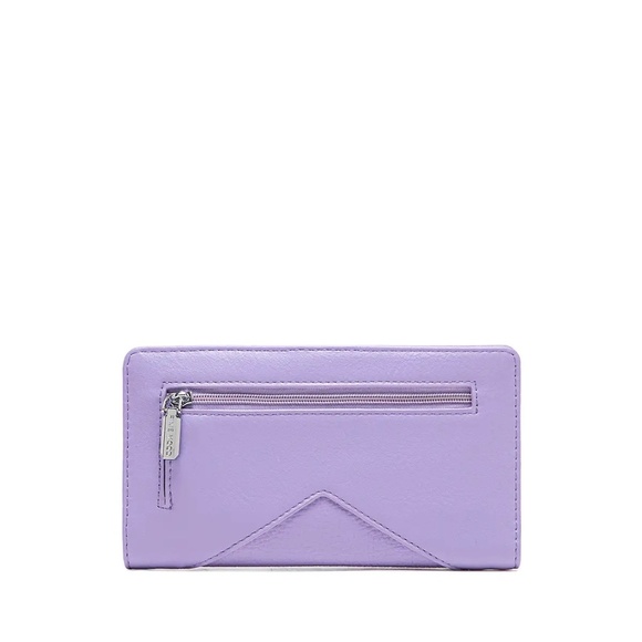PIXIE MOOD – Sophie Recycled Vegan Wallet in Lavender | Soft Pastel Sustainable - Picture 3 of 4